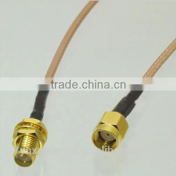 RP SMA Male to Female Pigtail WLAN Telecom RF Antenna RG316 Coaxial Cable 30cm photo-4