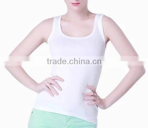 2015 Cotton Knitted Vest for Ladies With Quick Dry and Moisture Transfer Function photo-3