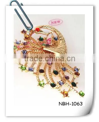 Colorful Rhinestone Flower Brooch Wholesale Jewelry
