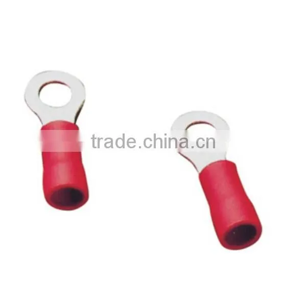 China Manufacture Red Copper Insulated Ring Terminals RV1.25-3.2 photo-3