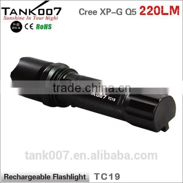 TANK007 Electric Charge Torch Light Night Hunting Torch Light Rechargeable Led Police Flashlight photo-4