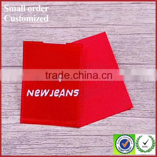 Custom New Red Washable Flexo Cards Heat Transfer Printing Label photo-2