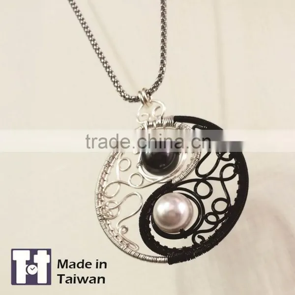 Customized Charm 925 Silver Tai Chi Necklaces Jewelry photo-5