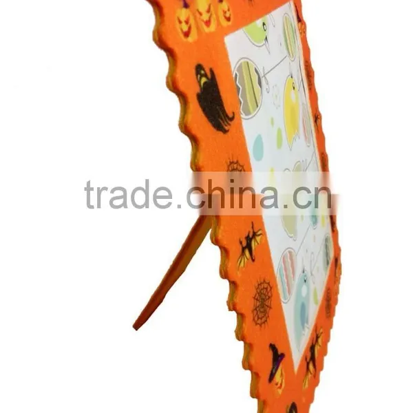 Eco-friendly Felt Orange Halloween Theme Decorative Gift Picture Frames for Kids photo-2