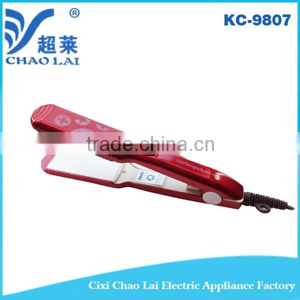Professional LCD Hair Straightener With PTC Heating Element