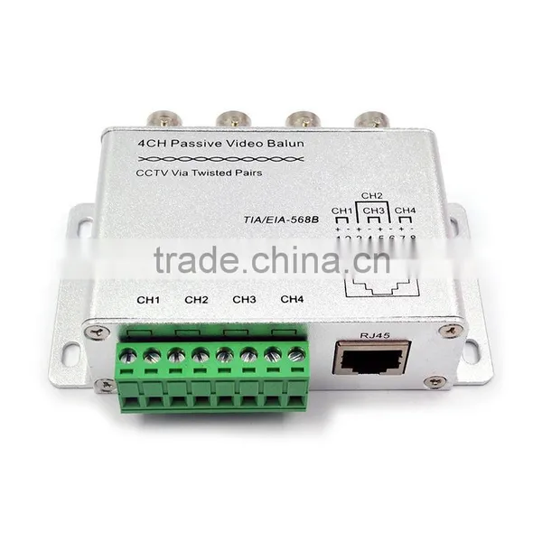 New Multi Channel Cctv Security Equipment Video Balun YJS-8104 photo-4