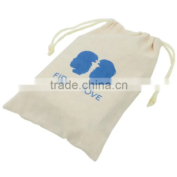 Screen Printed Cotton Drawstring Pouch and Cotton Bags Most Popular photo-3