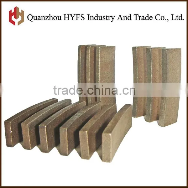 High Quality Diamond Segment for Basalt Cutting 350mm-3500mm Cutting Basalt Segment photo-2
