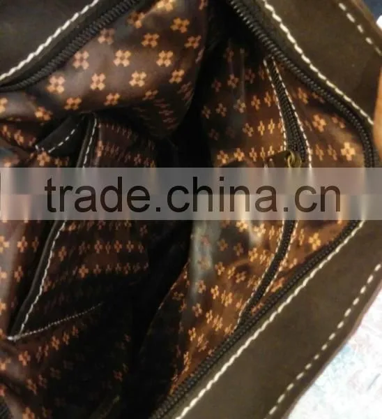 Crazy Horse Cross Body Messenger Bag photo-4