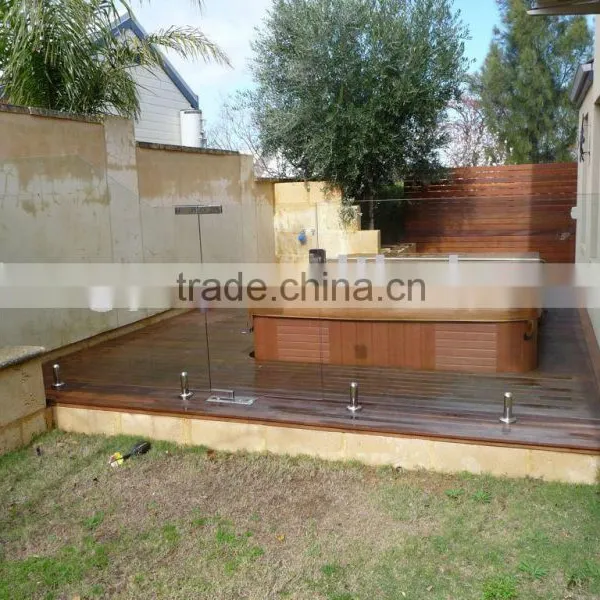 Frameless Fencing Floor Spring