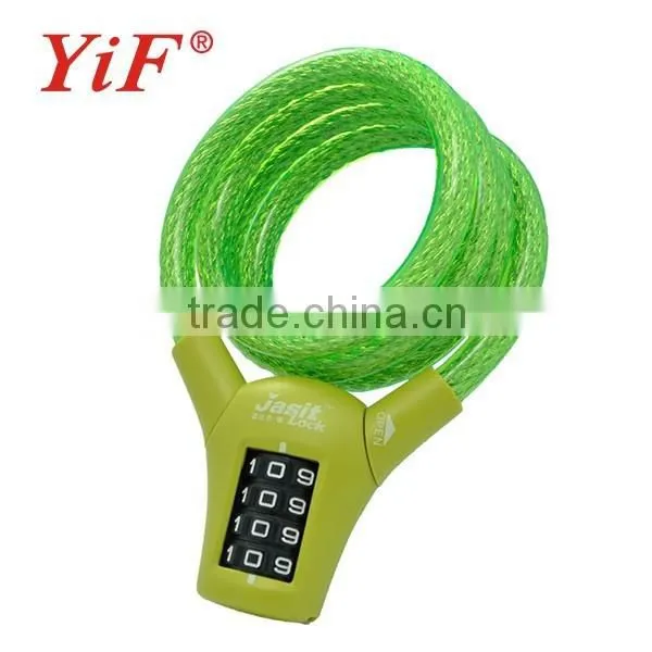 YiFeng 4 Digit Combination Bicycle Lock Cable Lock YF21059 photo-2