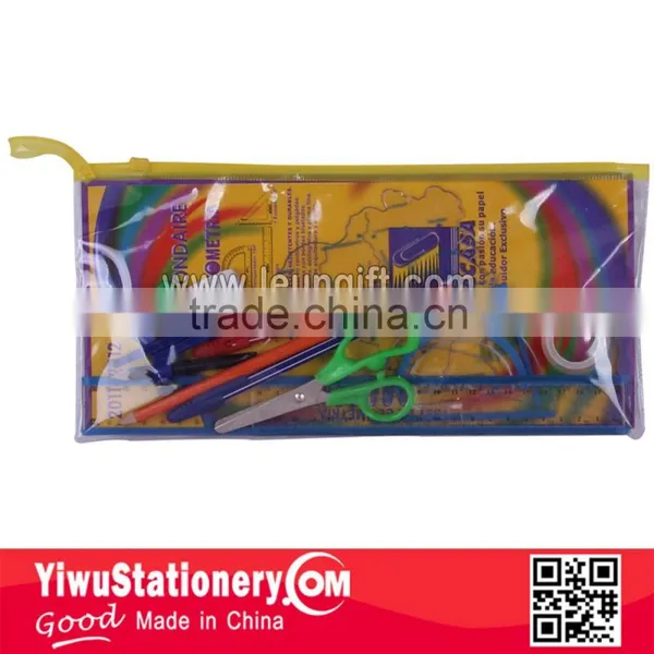 PVC Bag Pack 12 Pcs Geometry Set