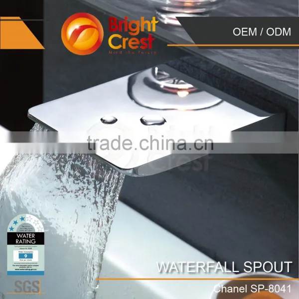 ODM Brass Silver Water Fall Shower Faucet