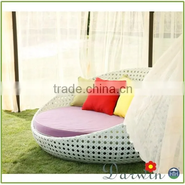 Fashionable Rattan Wicker High End Beach Hammock Daybed photo-3
