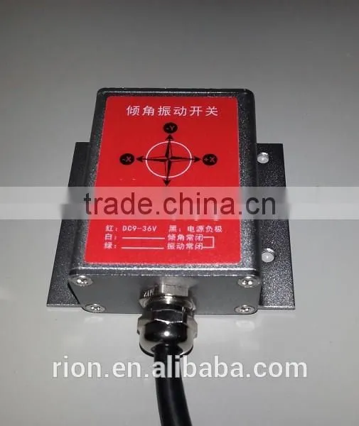 Relay Output Dual axis Vibration Tilt Switch Sensor Tilt angle + Acceleration Dual alarms output