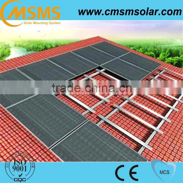 Chinese Manufacturer pv Solar Panel Racking System for Home Use photo-4