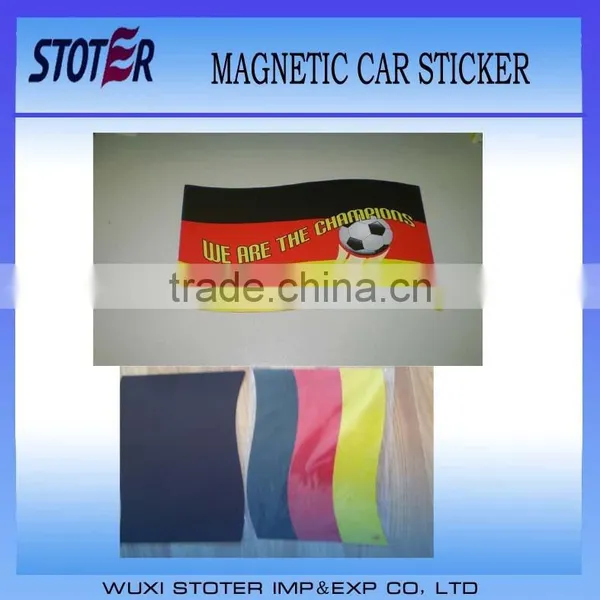 New promotion Magnetic car sticker for2014