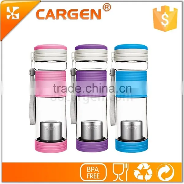 Portable Insulated Belt Plastic Tea Strainer Water Bottle photo-4