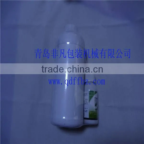PLC Control Automatic Pesticide Bottle Heat Shrink Wrapping Machine photo-3