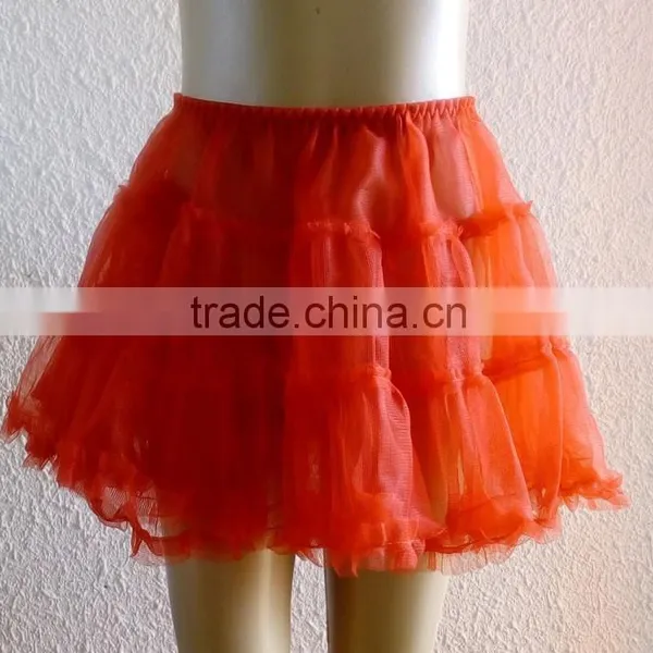 Beautiful Layered Dancing Adult Red Tutu Skirt