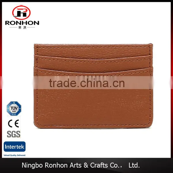 PU Leather Unisex Slim Super Thin Card Holder Pouch photo-4