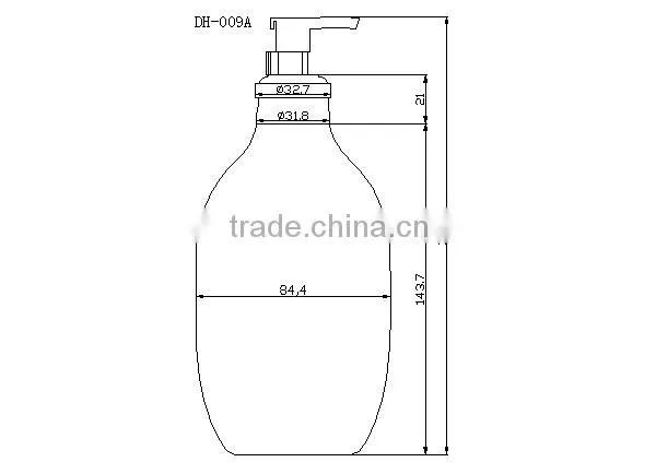 250ml Shampoo Plastic Bottle With Dispenser Pump photo-3