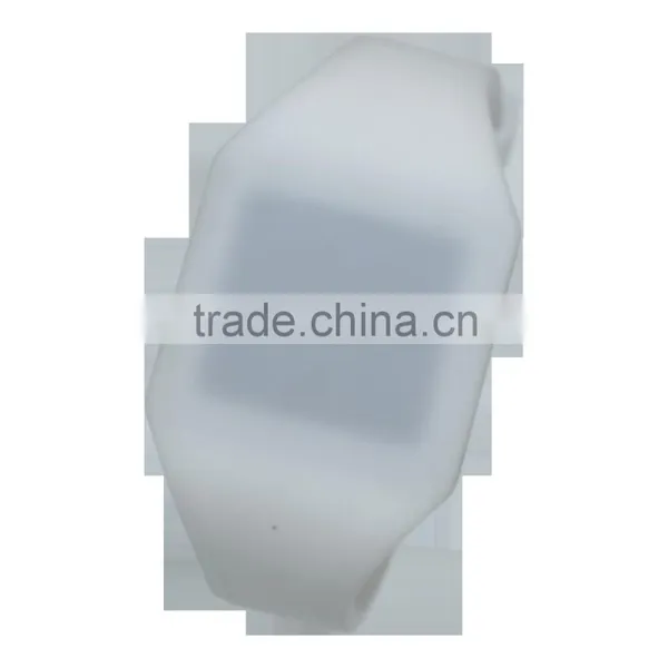 Fusion White Mini Hidden LED Touch Screen Watch photo-3