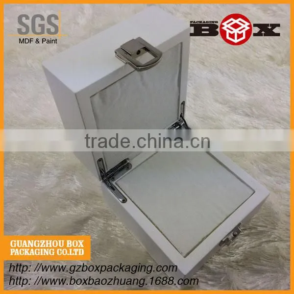 Elegent White Matt MDF Box For Jewelry photo-3