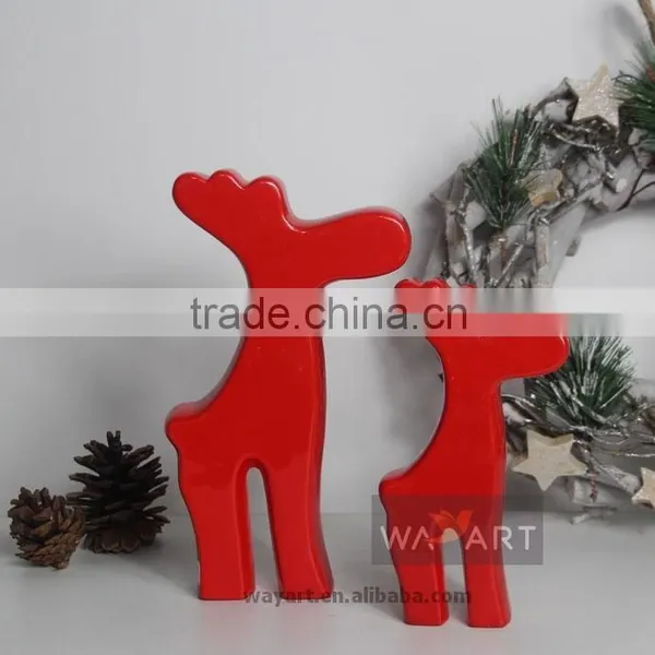 Red and White Christmas Reindeer of Xmas Decoration photo-4