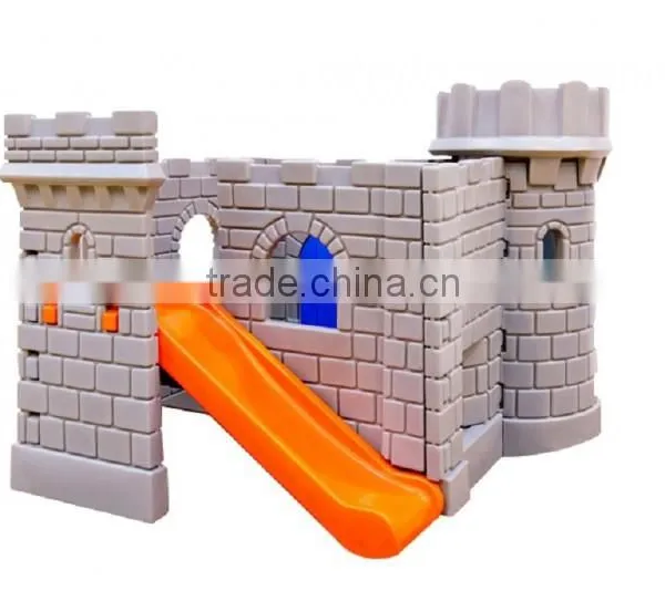 Kids Outdoor Playground Child Plastic Playyard Slides photo-6