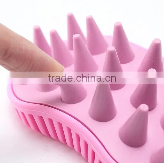 Silicone Hair Brush,shampoo Comb,scalp Massage Brush photo-4