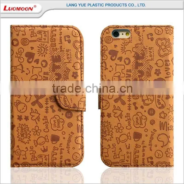 Hot Selling Genuine Leather Wholesale Cell Phone Case for Iphone 6s 7 5 4 se c Plus photo-5