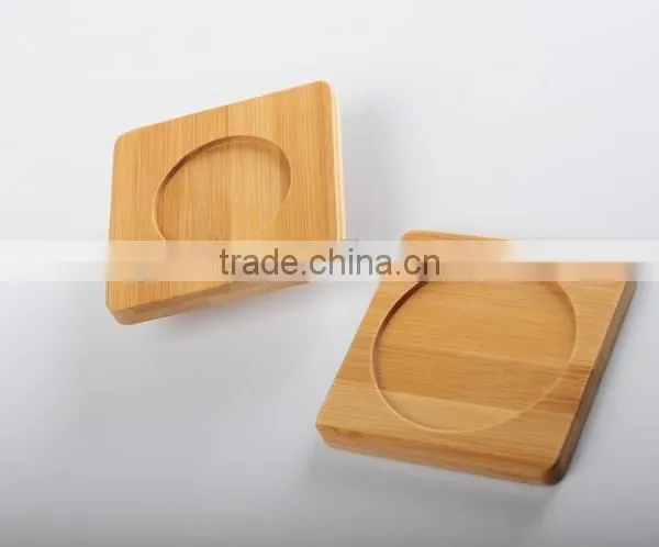 Custom Square Tea Cup Bamboo Wood Trivet Coaster Placemat Trivet Board photo-4