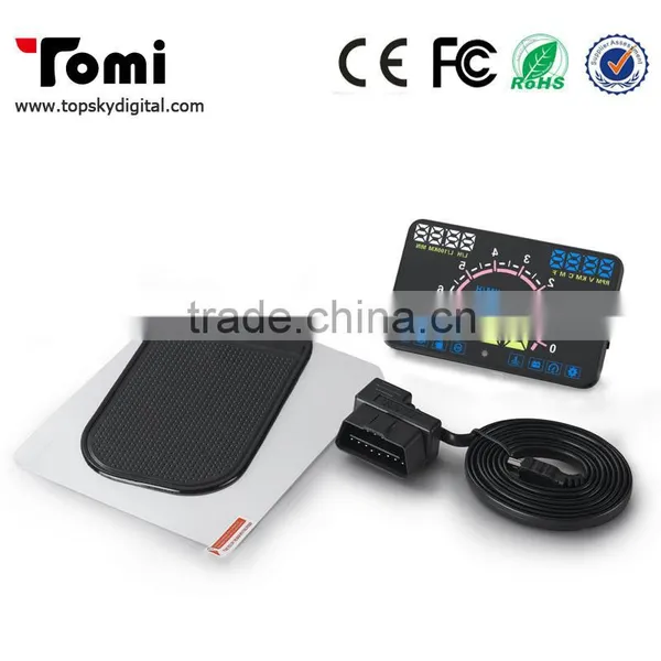 Newest E350 HUD Head Up Display 5.8 Inch HUD E350 Support Cars With OBD2 and EUOBD Port Speeding Warning photo-6