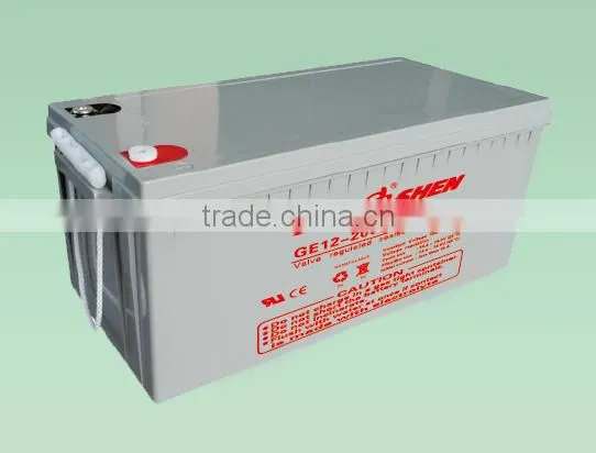 12V200AH Solar battery for home mobility scooter solar battery charger