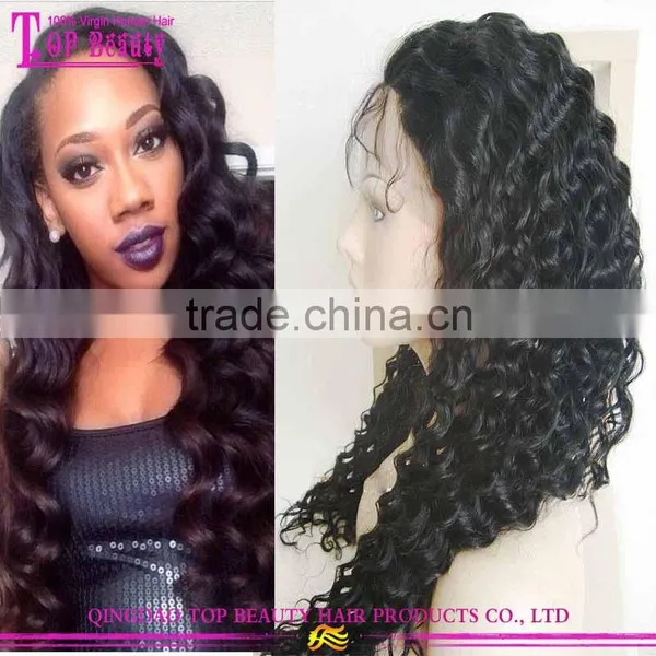 2016 Top Selling Perfect Charming Best Sale 26Inch Malaysian Lace Front Wigs photo-2