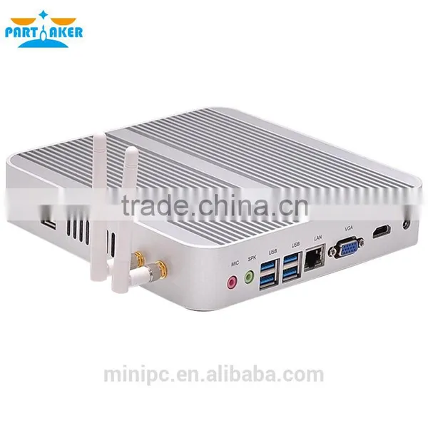 Partaker Haswell Intel Core i3 4010U Desktop Computer Mini PC Fanless NUC 4K HTPC With 8G RAM 320G HDD photo-3