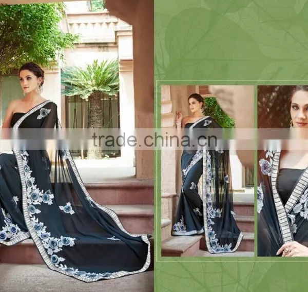 Summer Party Wear Bridal Collection Saree photo-4