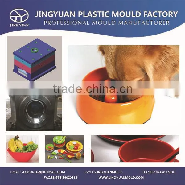 Plastic Round Bowl Mould / Plastic Injection Pet Bowl Mould / Plastic Injection Dog Bowl Mould