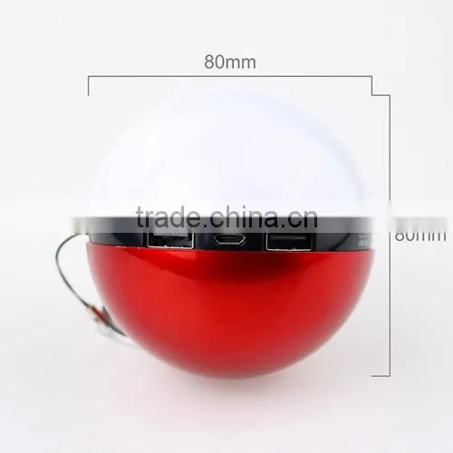 New 12000mAh Pokemons Go Ball Power Bank Magic Ball Charger Double USB Port for All Phones photo-4
