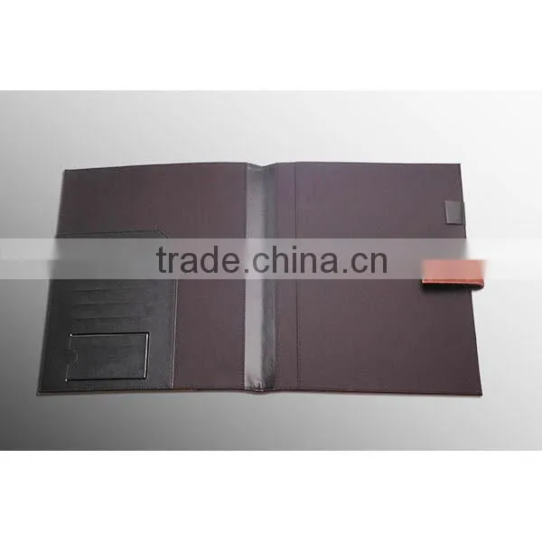 PU Note Book Cover With Name Card Pouches photo-2