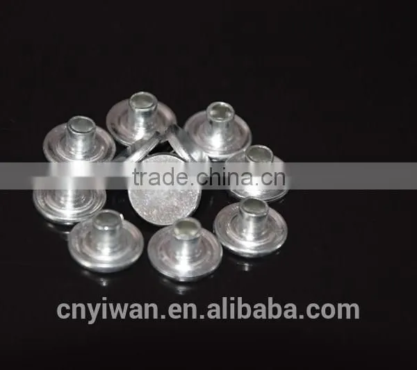 Flat head rivets and semi round head solid rivets and flat head solid rivets and solid round head rivets