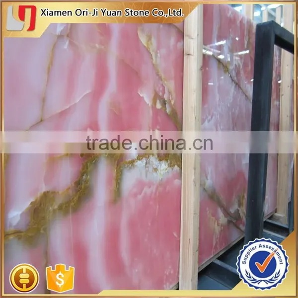 Modern Cheapest Pink Surface Onyx Stone photo-2