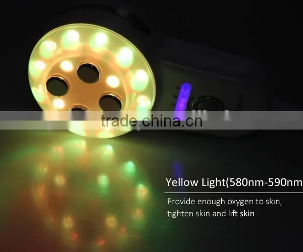 Facial Lifting Led Light Therapy Photon Ultrasonic Beauty Machine photo-5