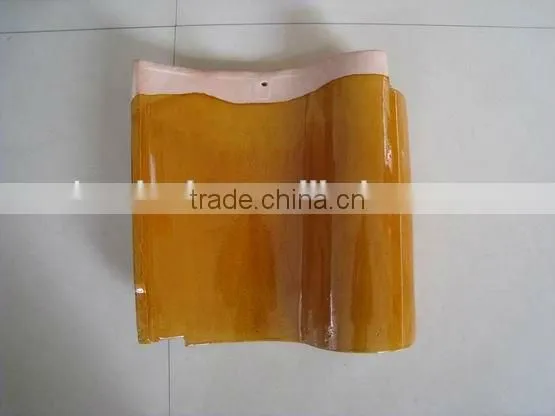 Best Selling Glazed Ceramic Spanish Roof Tile Clay for Vila