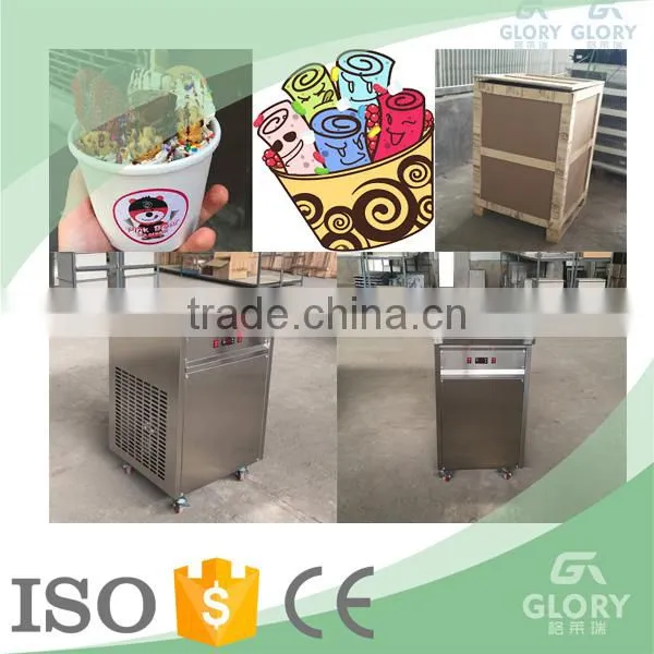 Newest Frozen Snack Equipment Thainland Fried Ice Cream Machine photo-6