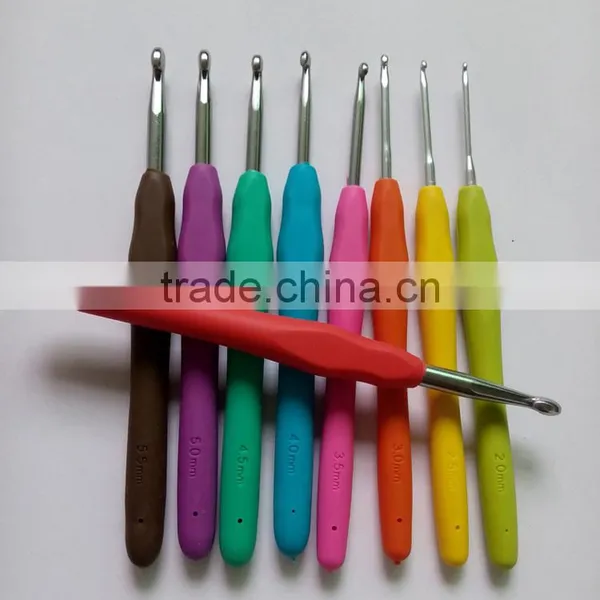 New Arrival 11 Knitting Needle Crochet Hook/Soft Handle Crochet Hook Set photo-4