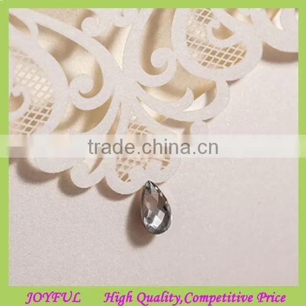 2015 Hot Sell Laser Cut Hollow Wedding Invitation Card photo-2