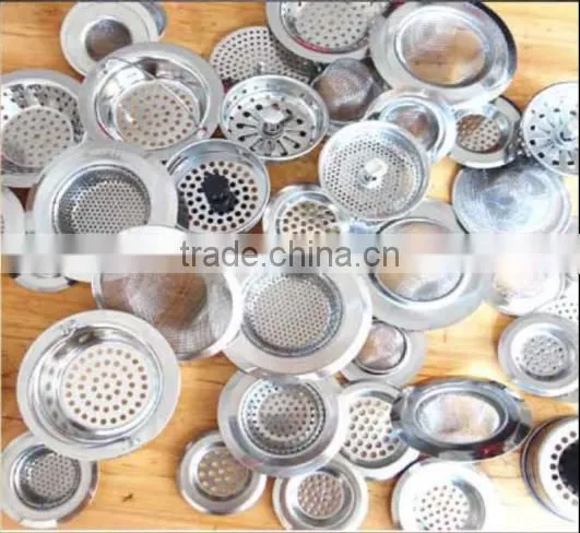 YS Factory Cheap Stainless Steel Perforated Sink Basket Strainer/metal Filter Strainer With Large Wide Rim/drain Strainer Basket photo-4