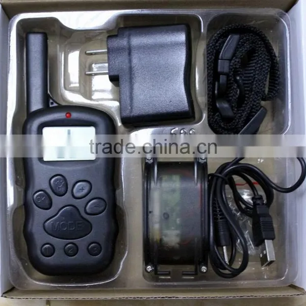 Remote 100 Levels 3 Dogs Control Waterproof Electric Slave Shock Dog Collar photo-6